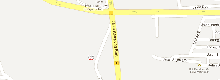 AIA Sungai Petani Branch Location Map